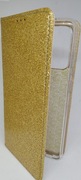Etui z klapką do Samsung A72 4G złote bardzo dobre wykonanie