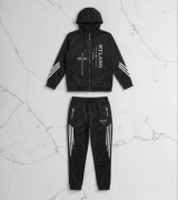 Dres męski komplet Milano czarny L – bluza + spodnie, nowy