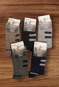 Skarpety męskie wełniane z angory 