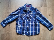 Next, koszula w kratę, kołnierzyk