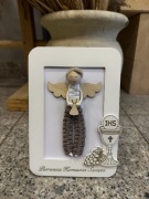Anioł Stróż na Komunię, od ręki, dla chłopca, rękodzieło