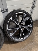 Felgi AUDI opony zimowe Pirelli PZero 285/30R22 RS6 RS7 RSQ8 5x112 6mm 