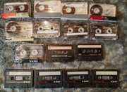 15 x Kaseta magnetofonowa MC 90 min. Sony, TDK, JVC, BASF, EMTEC 