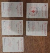 Białoruski Czerwony Krzyż legitymacja Białoruś Mińsk kresy