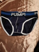 Slipy Pump! L granat z siatką