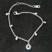 Delikatna bransoletka z kamieniem słonecznym 