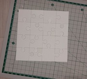 kartka puzzle scrapki zdjęcie