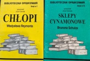 Chłopi, Sklepy Cynamonowe - Biblioteczka opracowań