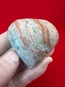 Piękny polerowany, niebieski ARAGONIT - 102,5 g