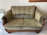 Komplet stylowych mebli – sofa i fotele w stylu Biedermeier