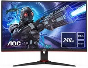 Monitor gamingowy AOC C27G2ZE 27” 244Hz. Ekran uszkodzony