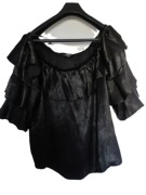 AX Paris r 50 czarna bluzka elegancka hiszpanka plus size