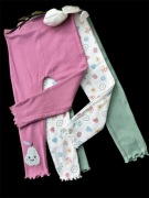 3 pack prążkowanych legginsów Matalan 110 