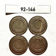 Moneta 1 zł  1992 rok ZESTAW 92-146 = 4 szt. 