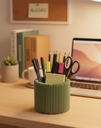 Organizer Biurkowy SCANDI Ryflowany LOFT Japandi EKO Matowy