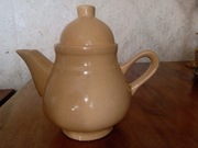 Dzbanuszek z pokrywką ceramiczny z PRL