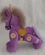 Konik Jednorożec maskotka handmade 