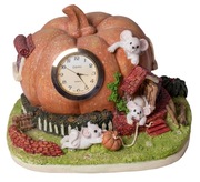 ZEGAR W KSZTAŁCIE DOMKU DOMEK CERAMICZNY 6