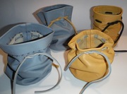 Przybornik sakiewka torebka skóra naturalna