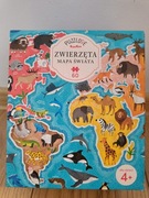 Puzzle 60 Zwierzęta Mapa Świata Puzzlove CzuCzu