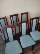 Krzesła do salonu krzesło salonowe drewniane 6 szt 