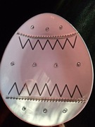 PATERA TALERZ JAJKO HOME&YOU CYRKONIE GLAMOUR WIELKANOC