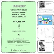 FENDT Favorit Vario 711 712 714 716 Workshop Manual Instrukcja serwisowa