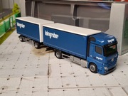 Herpa Mercedes Actros z przyczepą Leimgruber