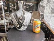 26cm wazon fantazyjny szkło warstwowe barwione w masie typu Murano