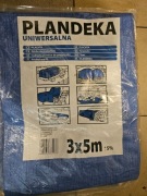 Plandeka 5m x 3m Niebieska