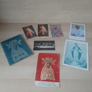 Dewocjonalia druk z lat 80-90 i 2000 (8 sztuk)