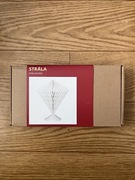 Ikea Strala lampa stylowa Diament na baterie