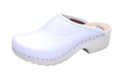 Obuwie zawodowe białe drewniaki Szeno wz. 233 r. 43