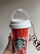 Kubek Starbucks z uchwytem PSL Pumpkin Spice Latte + breloczek