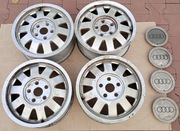 ALUMINIOWE ORYGINALNE FELGI DO AUDI A4 B5 + DEKIELKI - za 4szt. felg 500zł