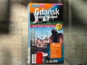 Gdańsk,Gdynia,Sopot - mapa laminowana.