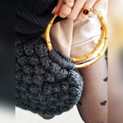 Torebka szara, ręcznie robiona. Absolutny HIT lata