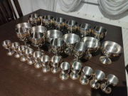 ZEPTER zestaw kieliszków do wina i wódki pucharki lodów