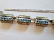 Blok złączek szynowych na szynie DIN, listwa zaciskowa X3 X5