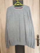 552. Szary męski sweter Tommy Hilfiger rozmiar L