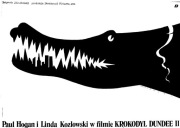 Krokodyl Dundee 2 Wasilewski plakat filmowy WTC NY