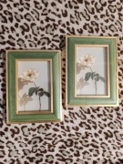 Komplet ramek na zdjęcia 10x15 zielono złotych 