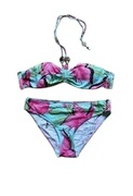 Strój kostium kąpielowy 36,S/38,M bikini wzór kwiaty Hunkemöller Botique