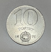 Moneta 10 forint z 1971 roku
