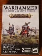 Marshal Ashfield and Squire Udo   -  Warhammer Age of Sigmar