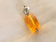 Srebrny wisiorek z cytrynem - Cytryn art.jewellery