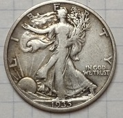 0869 USA 50 centów HALF 1935 srebro 