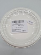 Talerzyki papierowe 17,8 cm 200 szt i 15,2 cm 200 szt talerz 400 szt