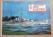 Model kartonowy okręt krążownik HMS Exeter GPM 1:200
