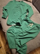 Zielony kpl. bluza i spodnie